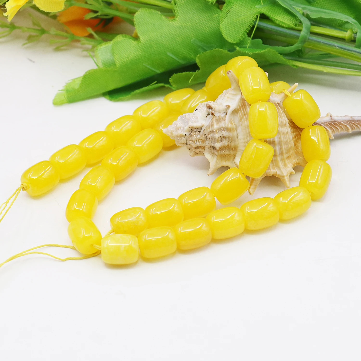 9x11mm Natural Yellow Topaz Chalcedony Jade Gemstone,Loose Beads DIY Stone,Charms Necklace Bracelet Jewelry Making Supplies