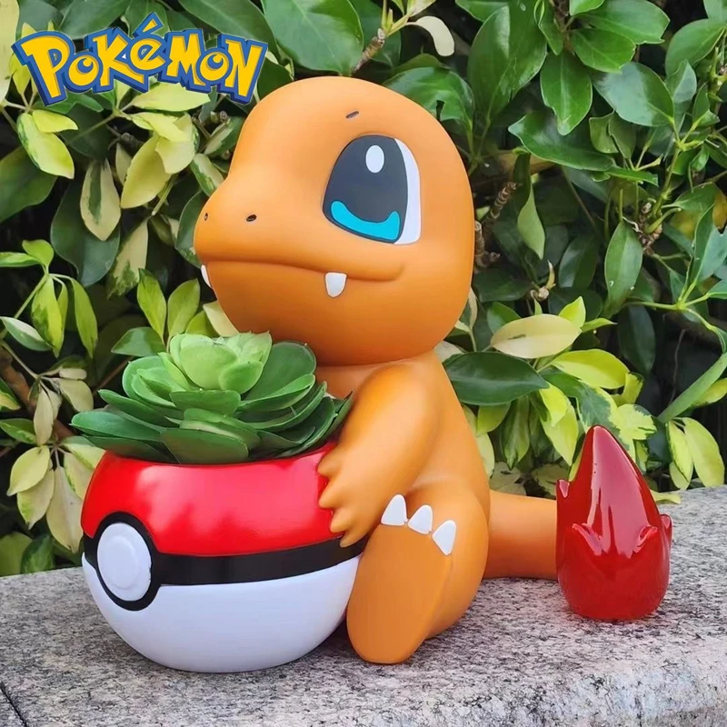 ポケモンピカチュウの植木鉢,ヒトカゲ,リス,フシギダネ,鉢植えの