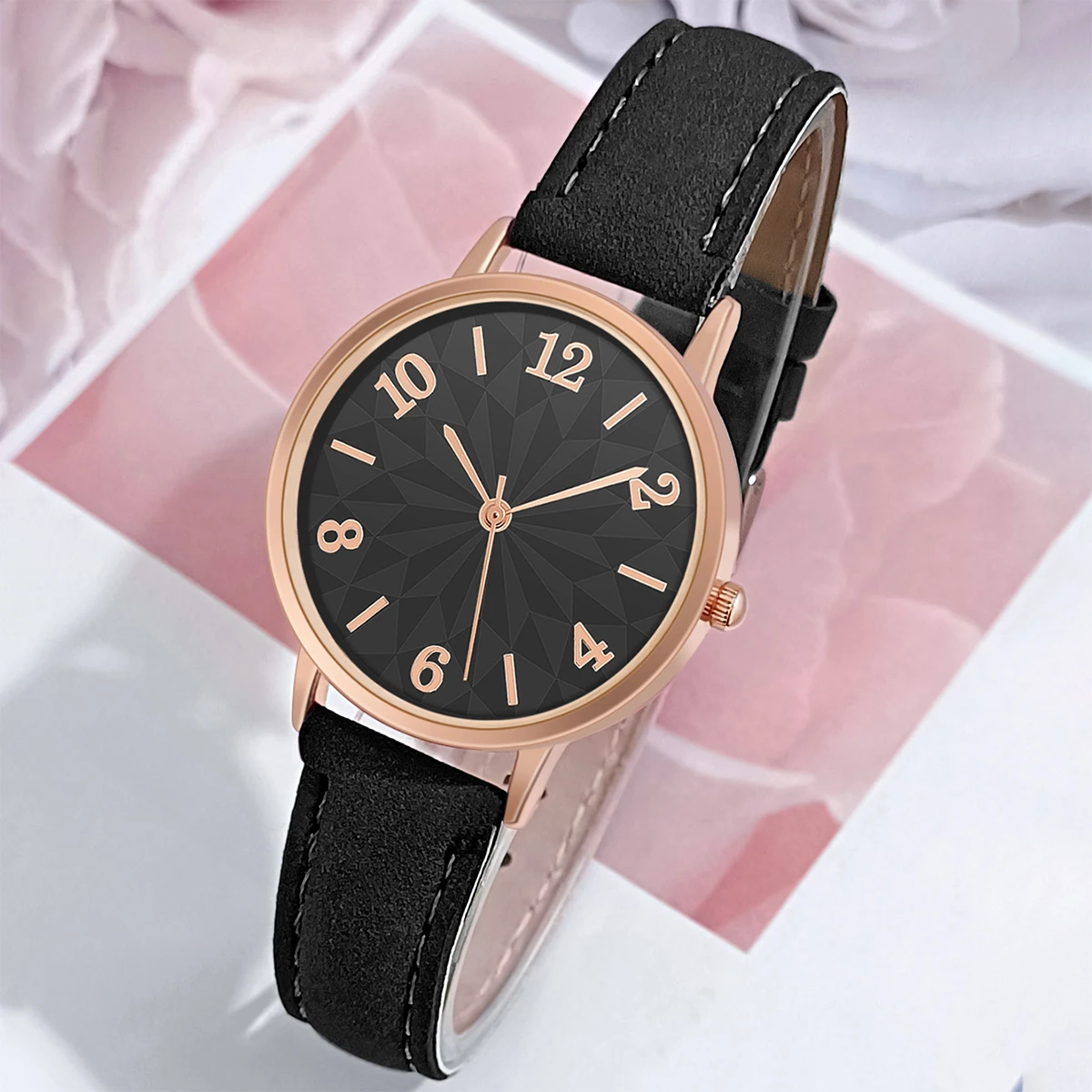 Fashion Women's Watch Leather Strap Wristwatch Quartz Watches For Women Clock Gift Reloj Mujer relogios feminino 5