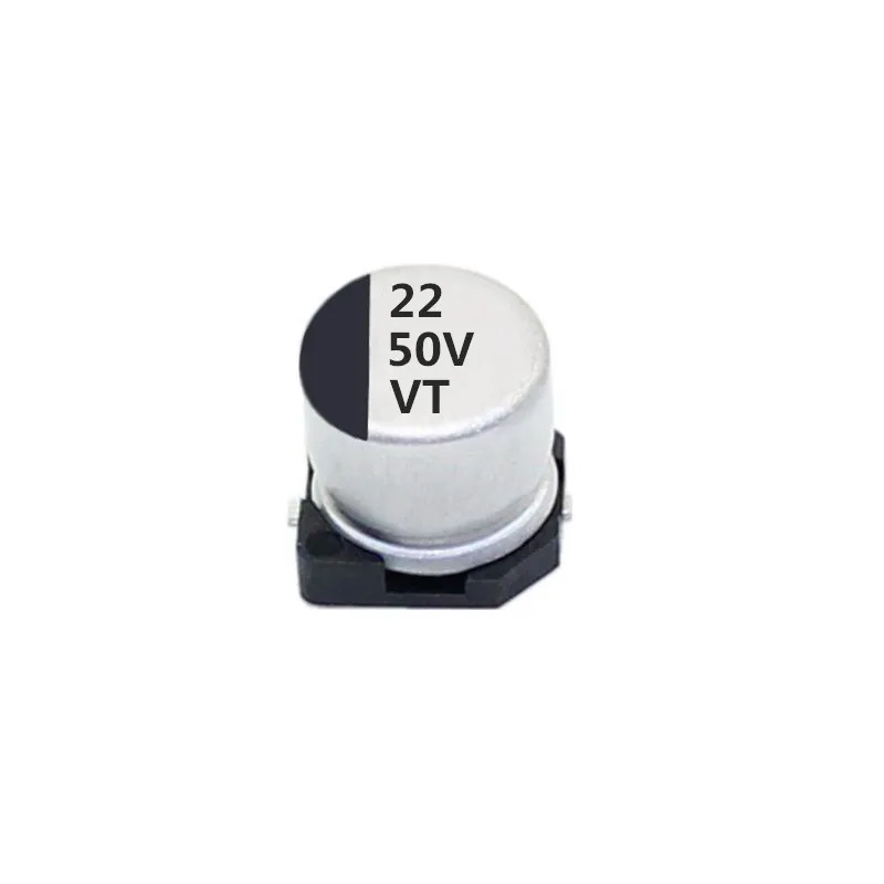 

1000pcs chip capacitor 50v22uf 6.3 * 5.4 switching power adapter SMD chip Aluminium electrolytic capacitor