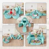 Modular Kids Play Couch 12PCS, Modular Kids with 4 Arches, Fold Out Kids Couch for Playroom, Modular Couch for Boys and Girls 4