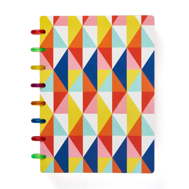 Fromthenon Flamingo Discbound Notebooks Covers Dics Ring Mushroom Hole Notebook Cover Planner Accessories Office Stationery 3