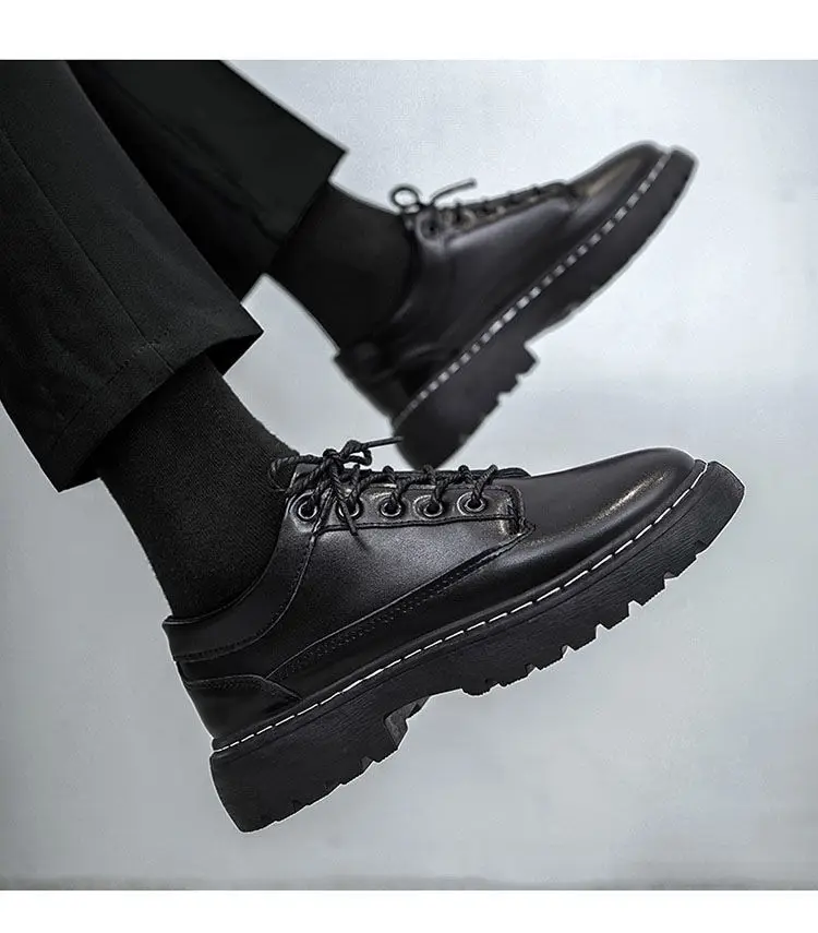 threetimes ♥ Moto lace-up boots /追跡付 Moto lace-up boots – threetimes