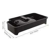 Bac de drainage pour compresseur de réfrigérateur 10,6x5,7 po, bac d'évaporation, plat de dégivrage pour réfrigérateur, pièce de rechange pour eaux usées 5