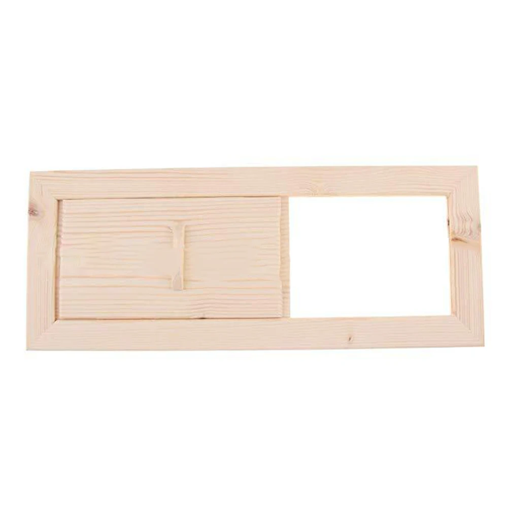 Adjustable Sauna Ventilation Flap Exhaust Air Slide Wood Valves For Window For Steam Room Steam Room Tool