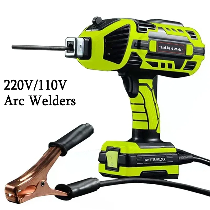 Arc Welders Electric Welding Machine 4600W 110/220V Handheld Electric Welder Household Industry Automatic Welding Equipment Tool Portable Welder Electric Welder Mini Welder