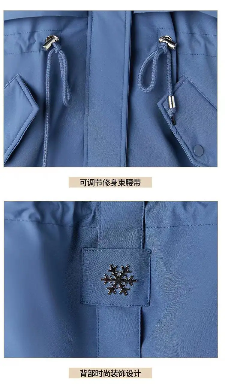 Winter Coat 2025 New Women's Thick Cotton Jacket Women's Medium long Korean version Fur collar Coat Female Warm Parka Overcoat