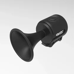 Loud Waterproof Electric Bike Horn with Built-in Battery (Bike bell- Black)