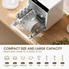 BIGSALE Portable Countertop Dishwashers, Compact Dishwashers with 5L Built-in Water Tank Inlet Hose, 5 Washing Programs 6