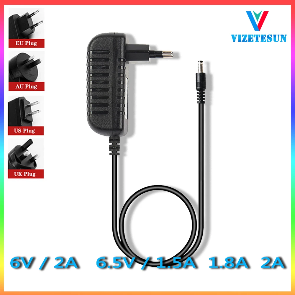 

6V 2A 6.5V 1.5A 1.8A 2A Power Adapter Mini Home Sewing Machine Power Charging Cable