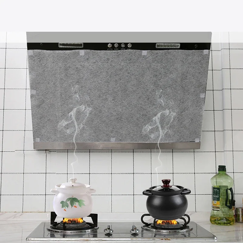 Description Picture 3 of itemRange Hood Filter Paper Disposable Kitchen Hood Oil Absorption Paper 10m Cuttable Non-woven Filters Cooker Hood Extractor Tools