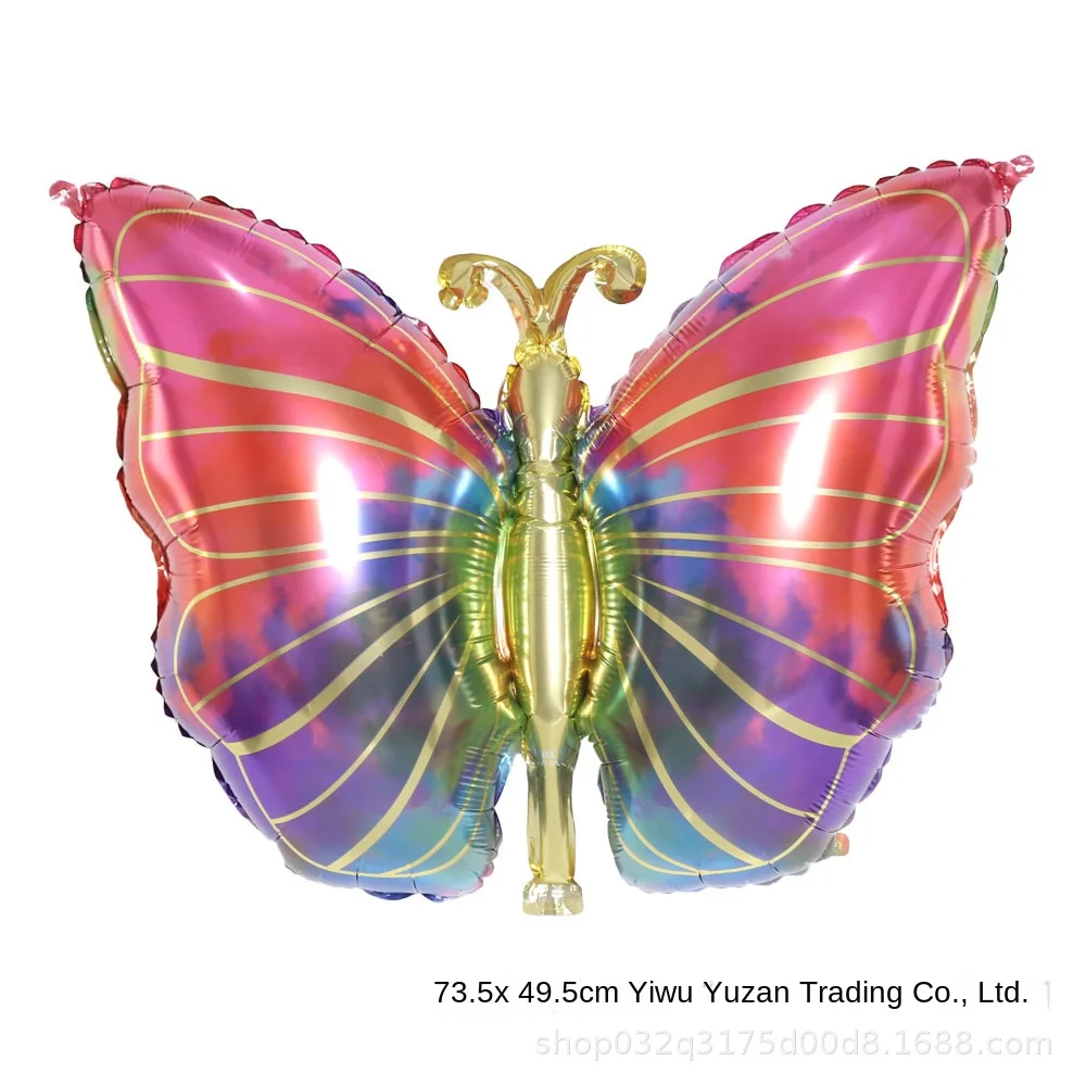Color-dyed butterfly size