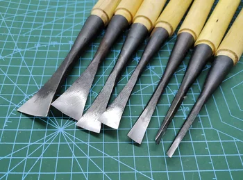 Shallow Arc Woodworking Chisels & Carving Knives 1