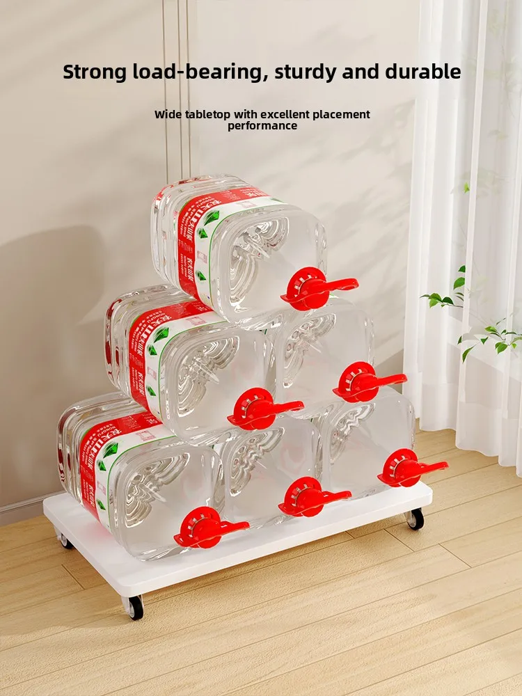 Nylon Mobile Storage Box Base with Casters for Home Use
