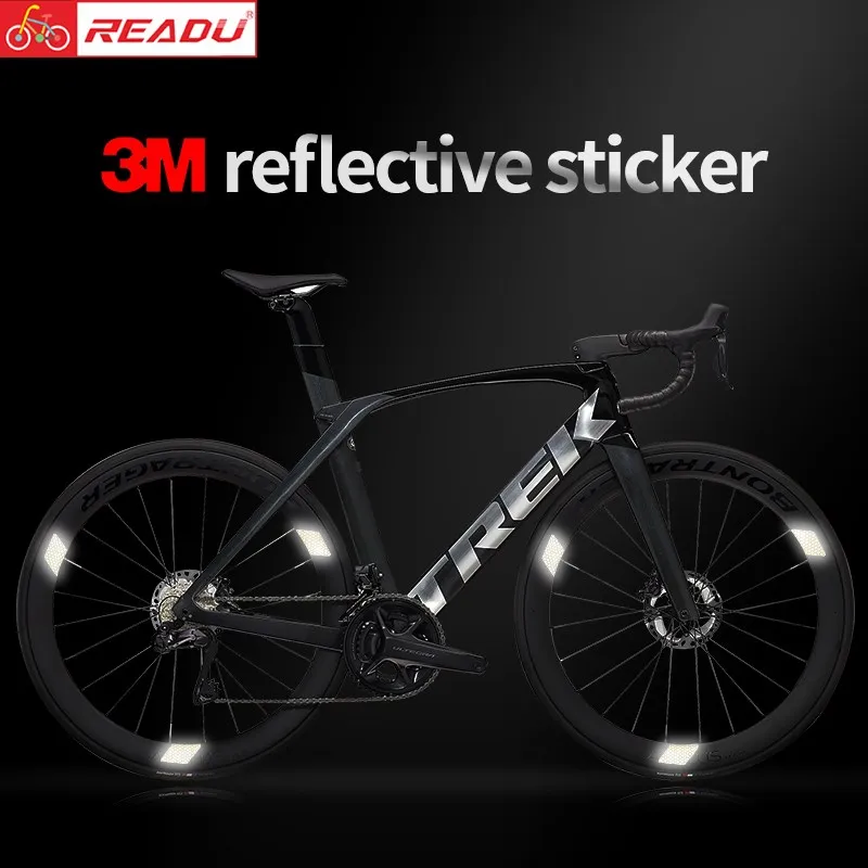 

6pcs/set Reflective Bike Frame Sticker Motorcycle Decal Night Safety Cycling Reflective Stickers Accesorios Para Bicicletas