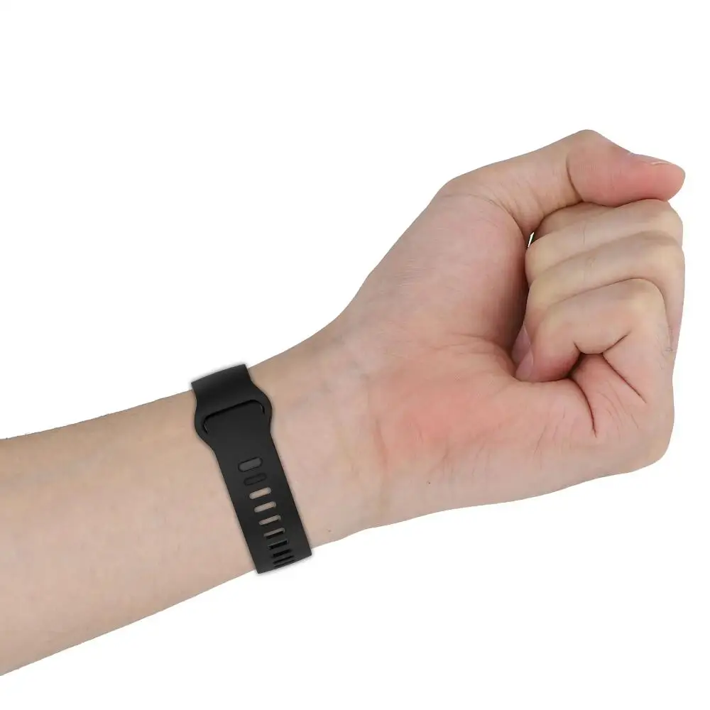 Silicone Sports Strap - Premium 22mm Replacement Wristband Bracelet Accessory
