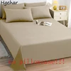 Flat Bed Sheets Thicker Solid Simple Twin Queen Full Size Durable Antibacterial Non-slip Comfortable Nordic Style Mattress Cover 1