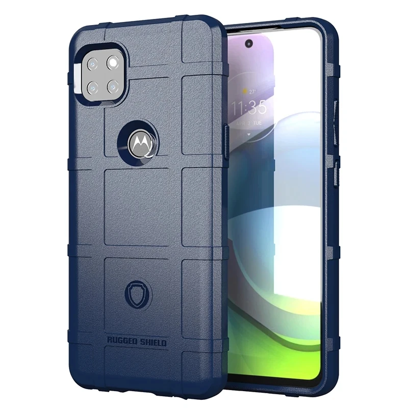 Durable Soft Shield Anti-Knock Matte Back Cover for Motorola Moto G 5G and One 5G Phones