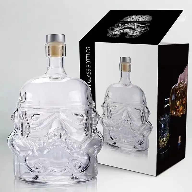 

Crystal Skull Head Glass Cup, Double Wall Glass, Whisky, Vodka, Coffee, Tea Cups, Shot Glasses Set, Bottle, Bar Party, Drinkware