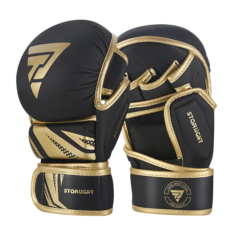 

Half Finger Boxing Gloves For Men And Women MMA Fighting Boxing Gloves For Karate And Thai Boxing Training Gloves For Men PU