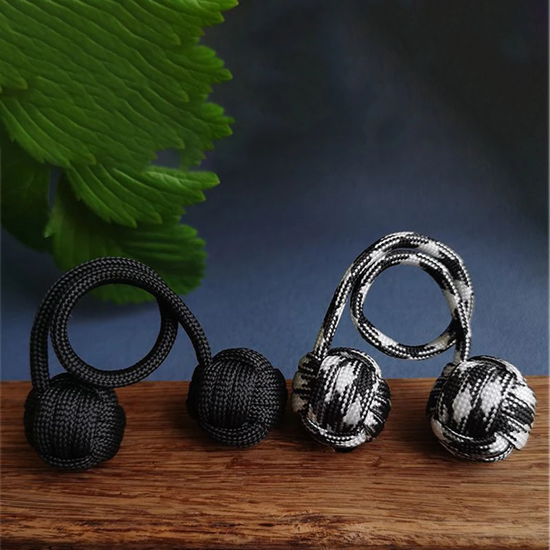 Fidget toy new aluminum alloy Begleri fidget toy worry beads finger skill paracord stress extreme movement toys gifts