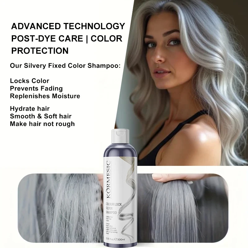 Silver Color Protection Shampoo - Enhances Shine and Preserves Vibrancy