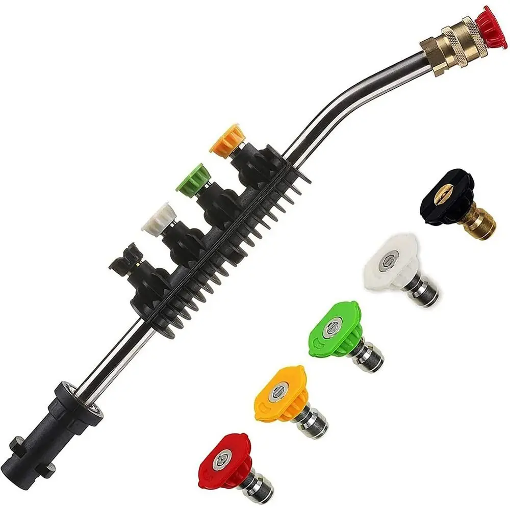 1/4 Connettore Rapido Attrezzo Per Rondella Da Giardino Asta Di Prolunga Per Pistola Ad Acqua Ad Alta Pressione Bacchetta Di Estensione Dell'Ugello A 