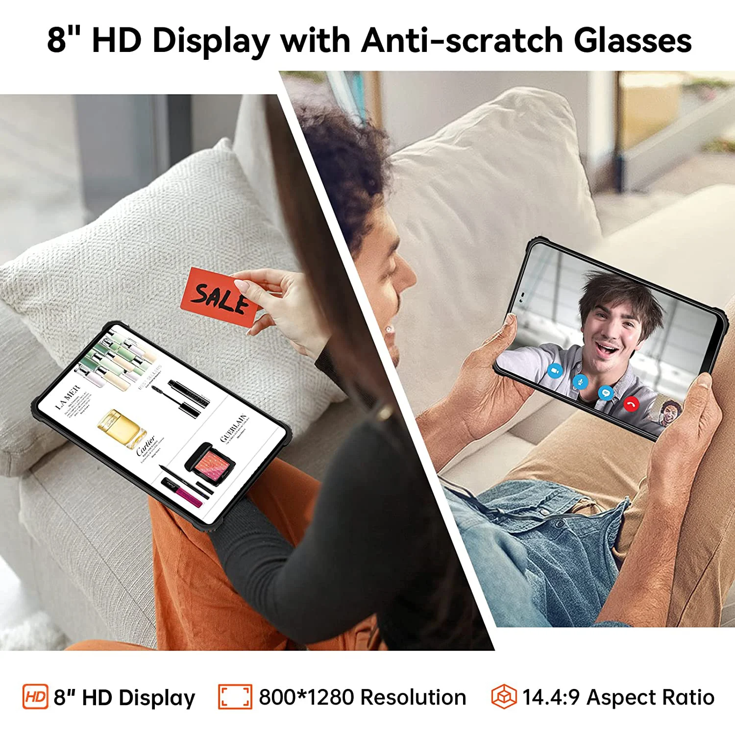 Oukitel RT3 Android Rugged Table 8 Inch Waterproof Tablet 4GB RAM 64GB ROM 5150mAh Battery Industrial Tablet PC 16MP Camera