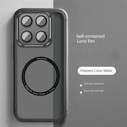 Shockproof Clear Silicone Case with Lens Protection and Wireless Charging for Honor X5B (Black)
