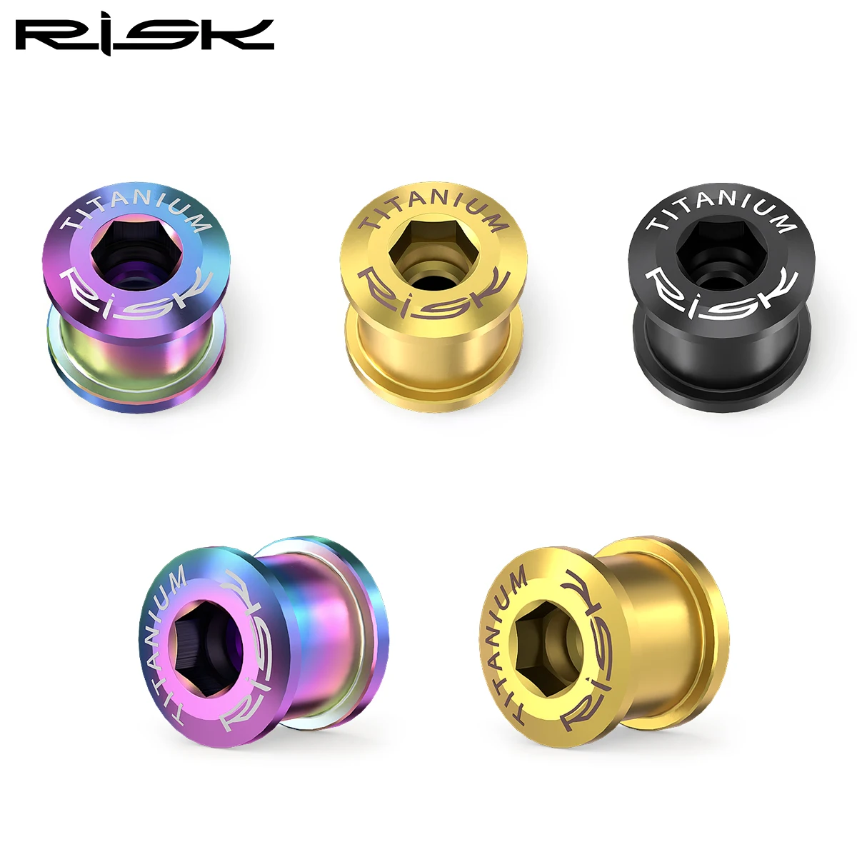 Titanium Bike Chainring Bolts 6