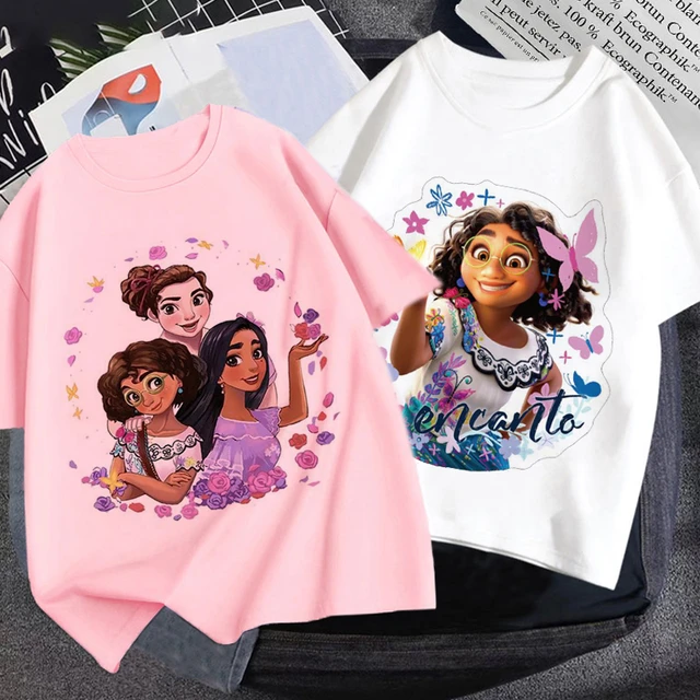 Em promoção! Novo Encanto Mirabel Roupas De Crianças T-shirts Disney  T-shirts Para Crianças Desenhos De Moda Kawaii Anime Tops Menino Roupas De  Menina De Camiseta