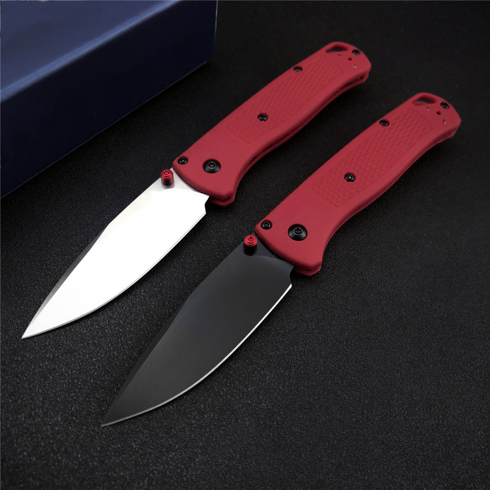 Red Handle BM 535 Folding Knife Mark S30V Blade Tactical Outdoor Camping Hunting Knife Portable Self Defense Multi EDC Tool
