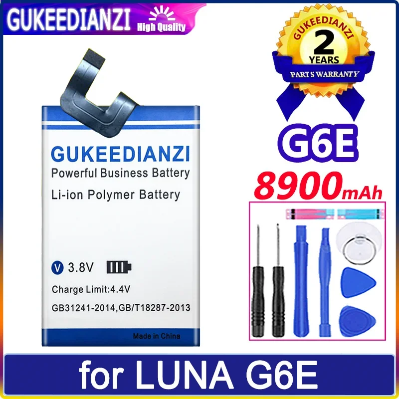 

Cellphones Portable Battery 8900mAh For LUNA G6E Replacement Mobile Phone Batteries