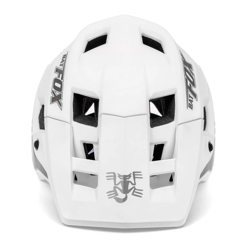 BATFOX men\'s mtb Helmet Cycling Integrally-molded Casco mtb bike Helmet Ultralight Bicycle helmets Capacete Ciclismo white