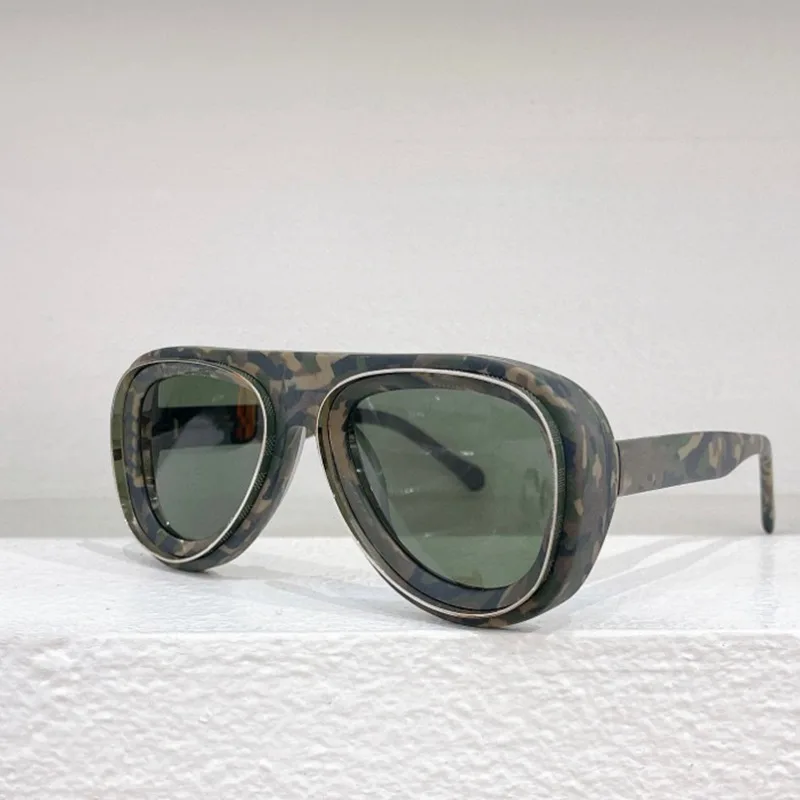 

Vintage Personality Sunglasses Thick Acetate Sense of Advanced Avant-garde Sunglasses for Men Oval Fashion Lady UV400 Eyewear