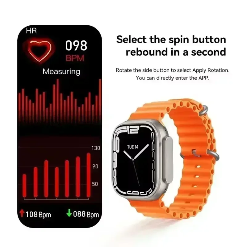 7 in 1 Strap Smart Watch D70 ULTRA3 Sports Watch for Men Women Heart rate Bluetooth Call Music Wireless charging Smart Watch 3