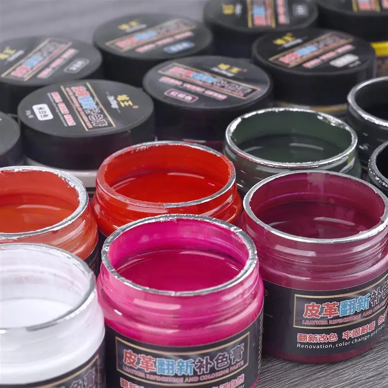 50g/Bottle Leather Dye Vegetable Tanned Leather Pigment Coloring DIY Leather Crafts Used For Vegetable Tanning Material