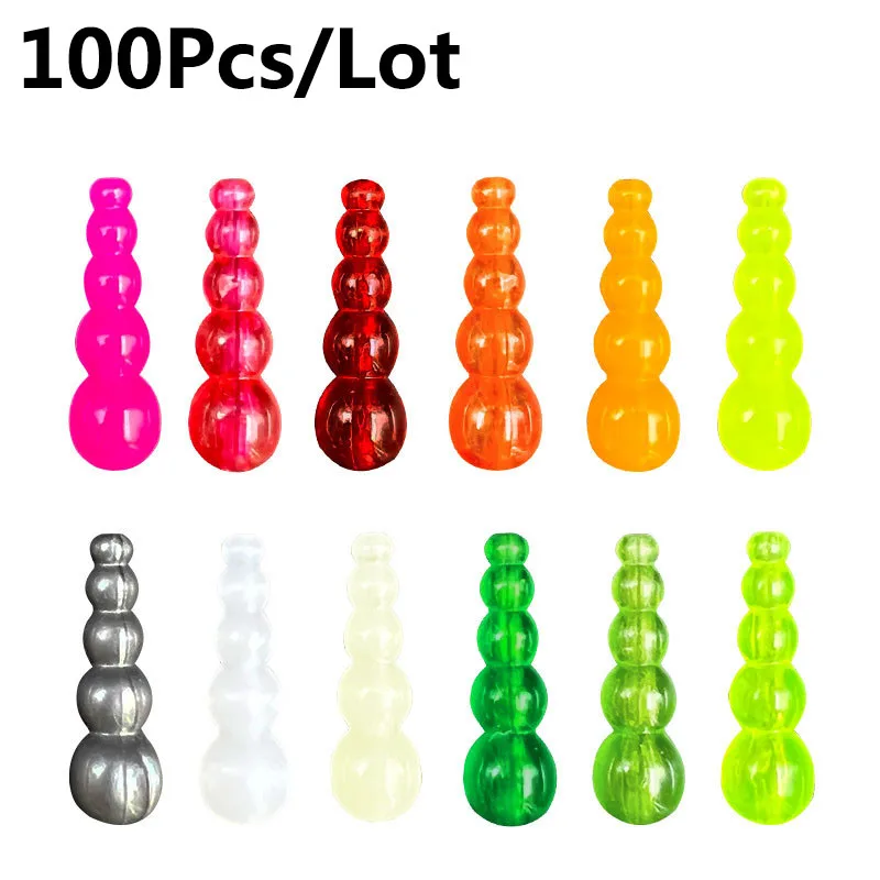 

Fishing Stacked Beads Spinner Bait Lure Making Tool, Walleye Rig Line Spinner, Trout Bass Crappies Fishing Tackle Pesca, 100Pcs