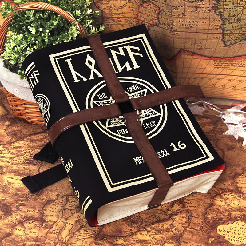 

Нагрудная сумка Magic Book, школьные ранцы волшебников, тактические ранцы, Холщовая Сумка через плечо