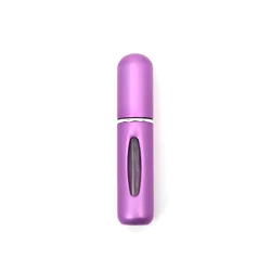 Mini Refillable Perfume Spray Bottle - Portable Aluminum Atomizer (5ml)