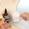 Square Qtip Holder Acrylic Bathroom Vanity Countertop Storage Box Organizer Canister Jar for Cotton Swabs, Rounds Balls, Makeup 2