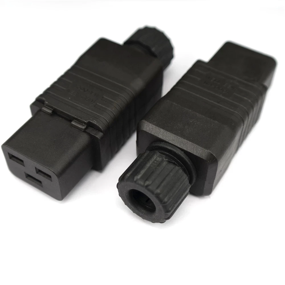 4000W CE ROHS 16A IEC320 C19 C20 UPS PDU Power Rewirable Connector Assemble Wire Receptacle Male Female Convert Socket Plug power plug socket