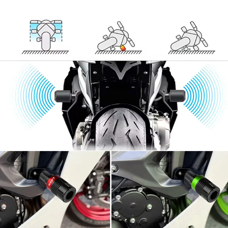 가와사키 닌자 ZX-6R ZX636 ZX6R 2024 2025 프레임 슬라이더 충돌 방지 엔진 보호 패드 오토바이 액세서리