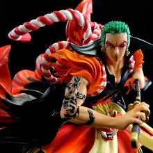 

24cm Anime One Piece GK Roronoa Zoro Kabuki Version Kimono PVC Action Figure Collectible Model Toy Gifts