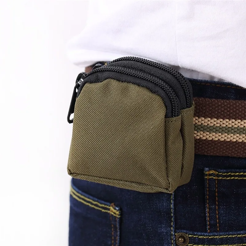 Tactical Waist Bag Multifunctional Waterproof Bags Military Key Coin Bag Purses Utility Pouch Organizer Pouch Camping Belt 1PC 3