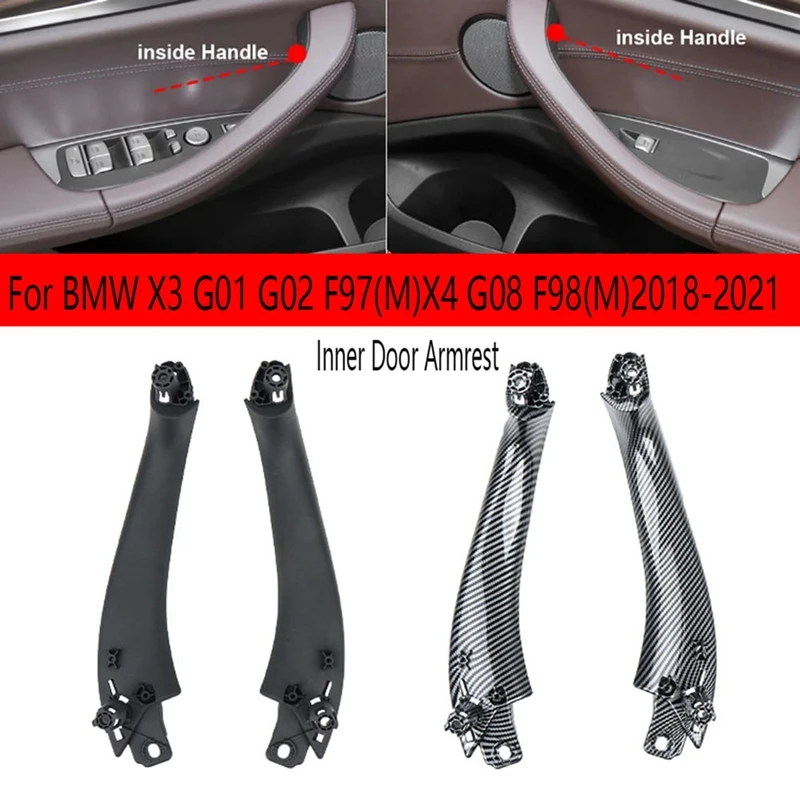 

Накладка на ручку автомобильного подлокотника, внутренняя дверная ручка для BMW X3 G01 G02 F97(M)X4 G08 F98(M)2018-2021