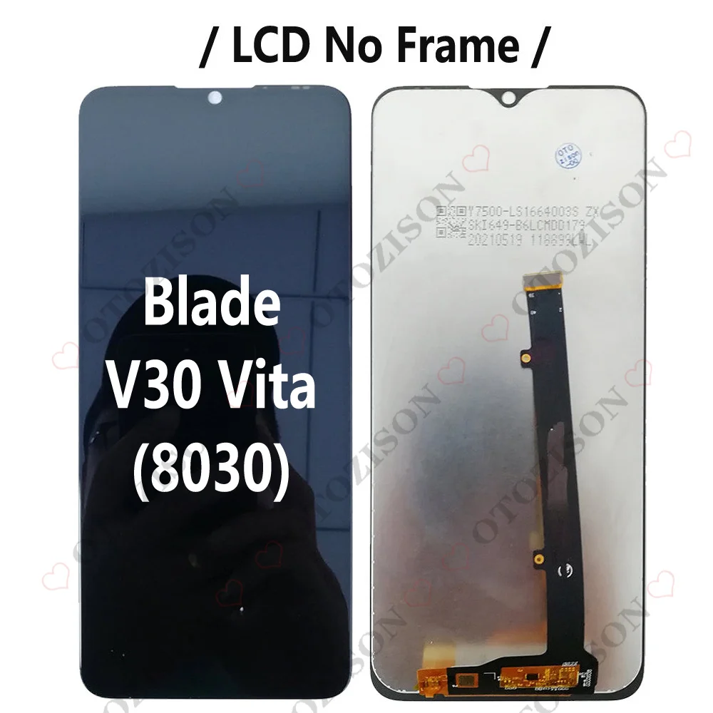 LCD With Frame For ZTE Blade V60 Design V50 Vita LCD V50S V41 V40