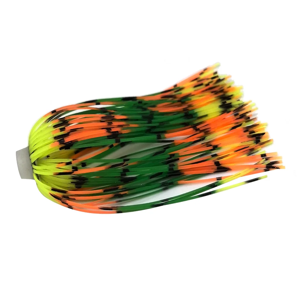 5 teile/los 88 Stränge 70mm Silikon Röcke Elastische loch Regenschirm röcke Angeln Zubehör Buzzbaits Spinner Buzz Köder – Detail 4