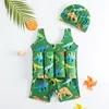 Children's Buoyancy Swimsuit One-piece Swimsuit for Kids Floating Rash Guards Cartoon Print Girls Boys Swimwear Swimming Clothes 4