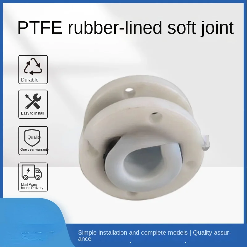 

Ptfe Ptfe-Lined Ptfe Rubber Flexible Connector Ptfe Flexable Expansion Joint 316l Acid and Alkali Resistant Expansion Joint